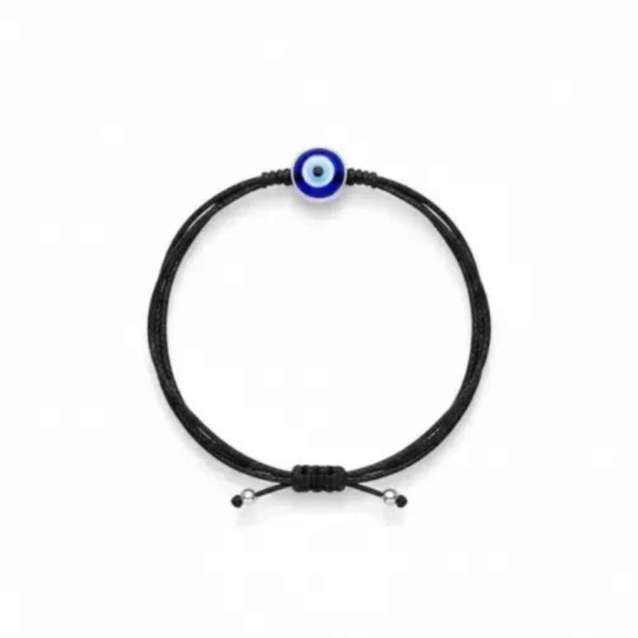 Panash Black & Blue Evil Eye Charm Bracelet