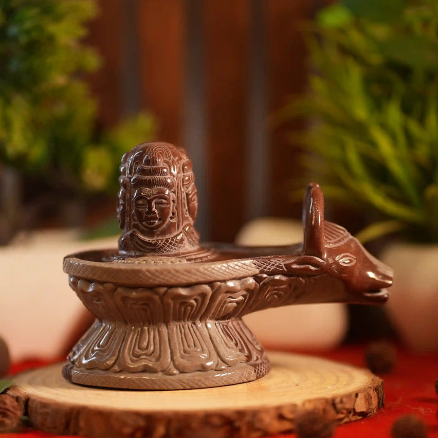 Nandimukh Shivling with Pashupati Mahadev Engraved