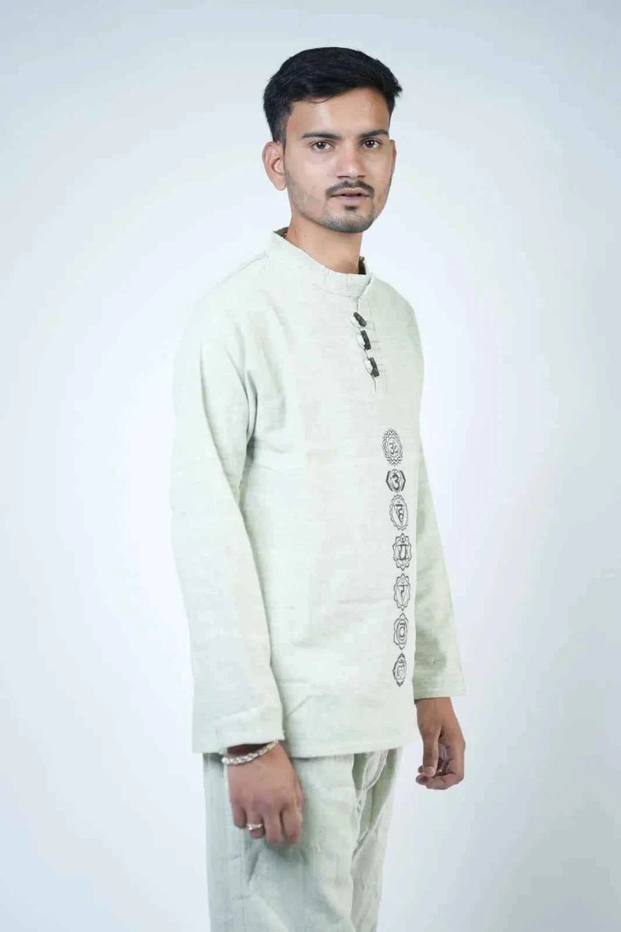 7 Chakra Kurta Co-ord Sage Green
