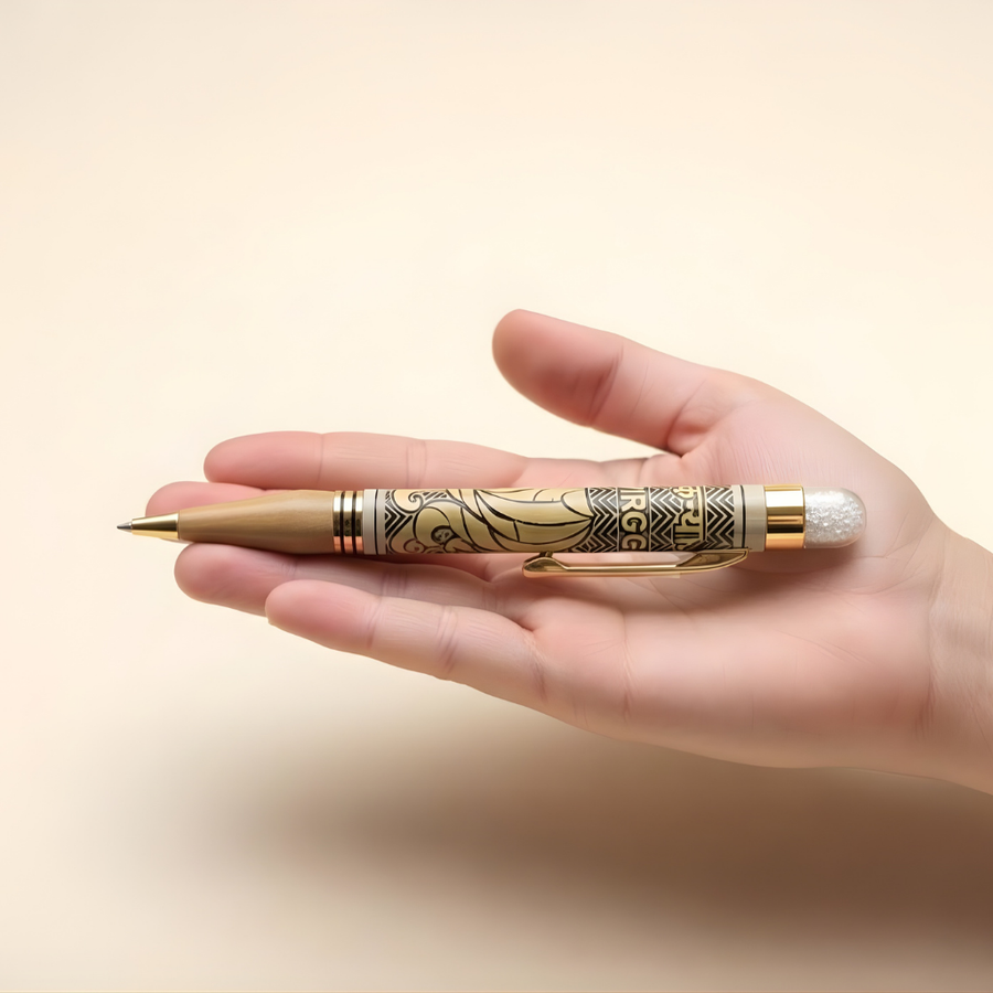 Virgo (कन्या) Zodiac Engraved Pen