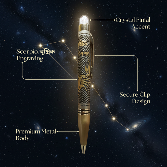 Scorpio Zodiac Engraved Pen