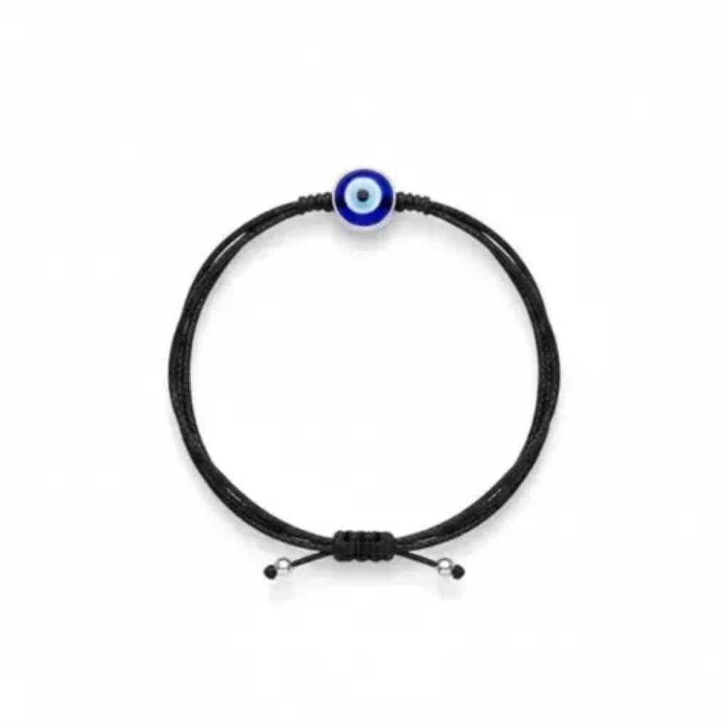 Panash Black & Blue Evil Eye Charm Bracelet