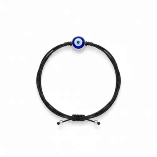 Panash Black & Blue Evil Eye Charm Bracelet