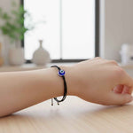 Panash Black & Blue Evil Eye Charm Bracelet
