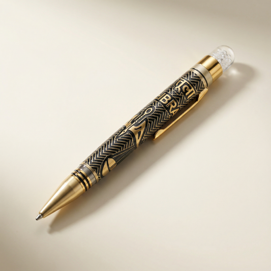 Libra Zodiac Engraved Premium Metal Pen
