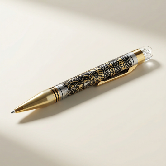 Capricorn Makar Zodiac Engraved Ball Pen