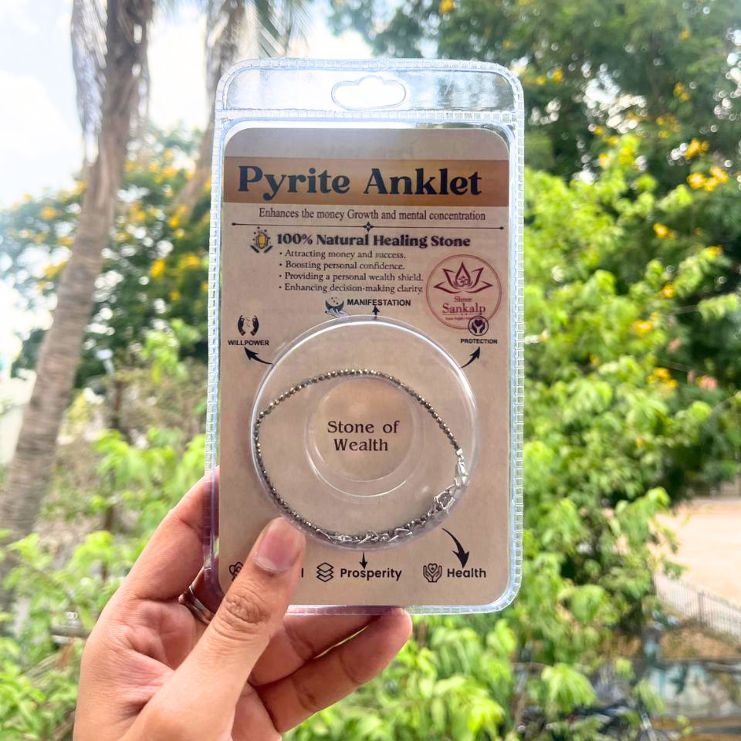 Pyrite Anklet