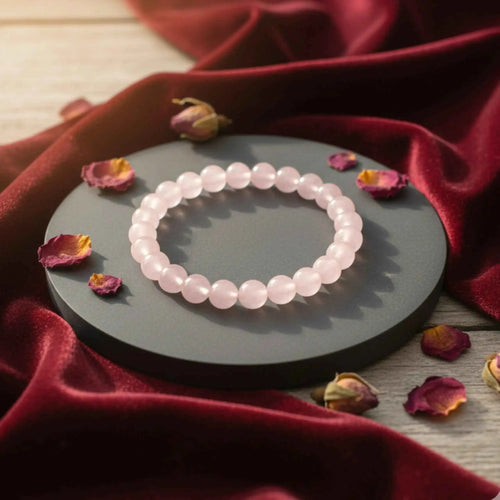 Genuine Love Stone Bracelet Rose Quartz