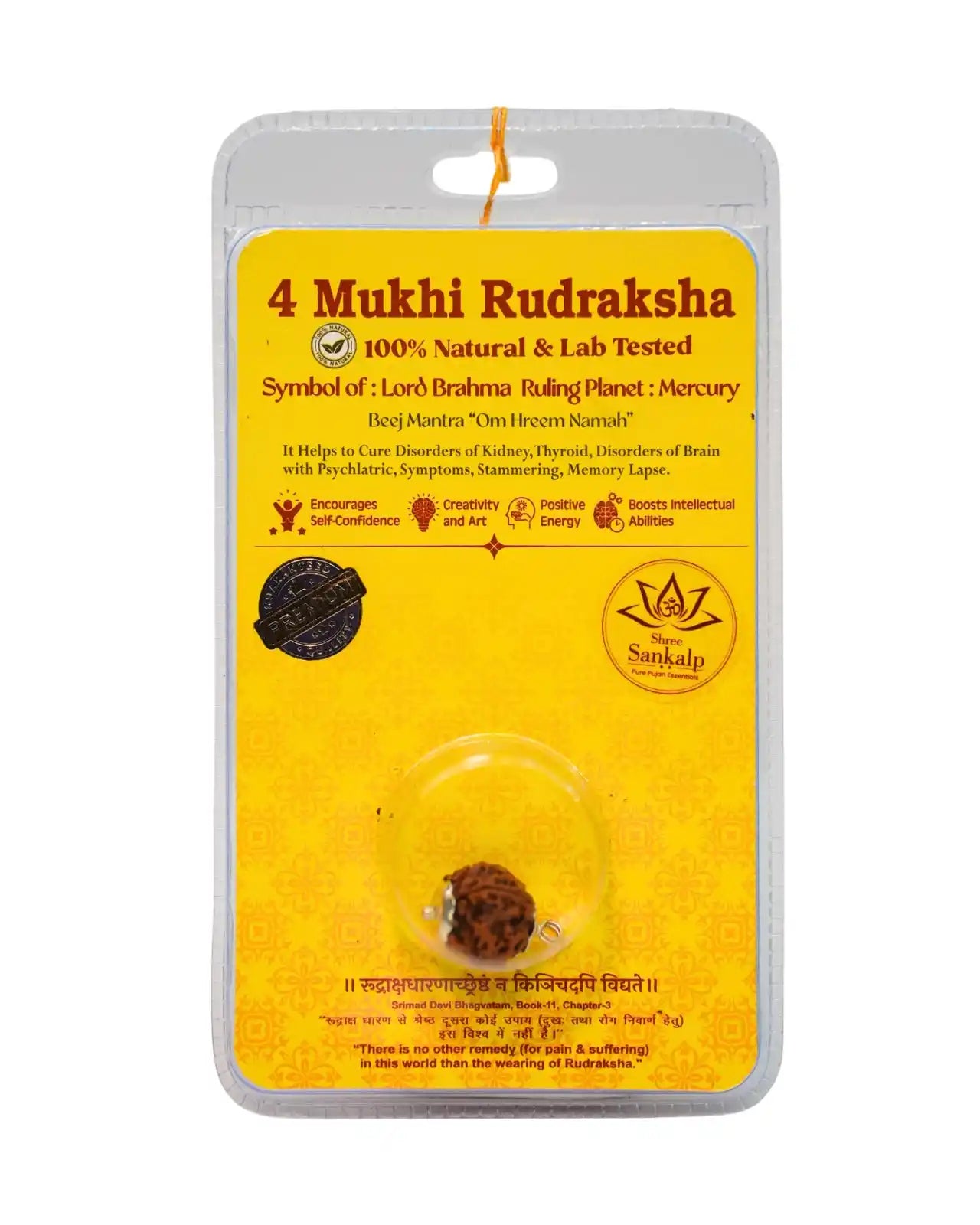 4 Mukhi Rudraksha