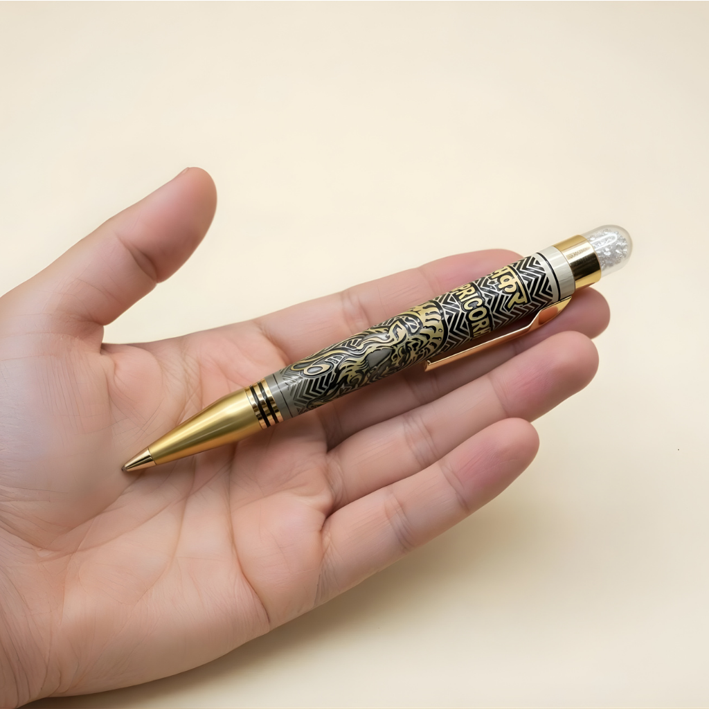 Capricorn Makar Zodiac Engraved Ball Pen