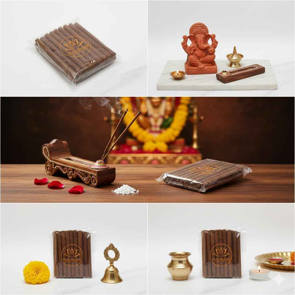 Natural Camphor Dhoop Batti Charcoal Free