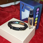 7 Chakra Bracelet & Natural Essential Attar Spray
