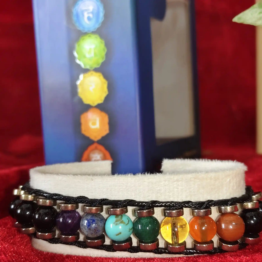 7 Chakra Bracelet & Natural Essential Attar Spray