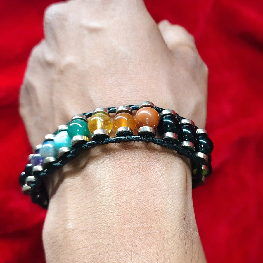 7 Chakra Bracelet & Natural Essential Attar Spray