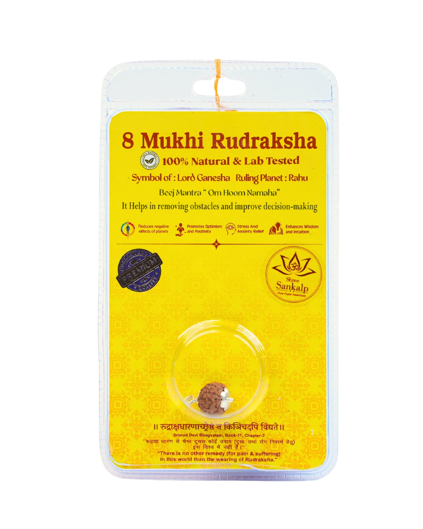 8 Mukhi Rudraksha