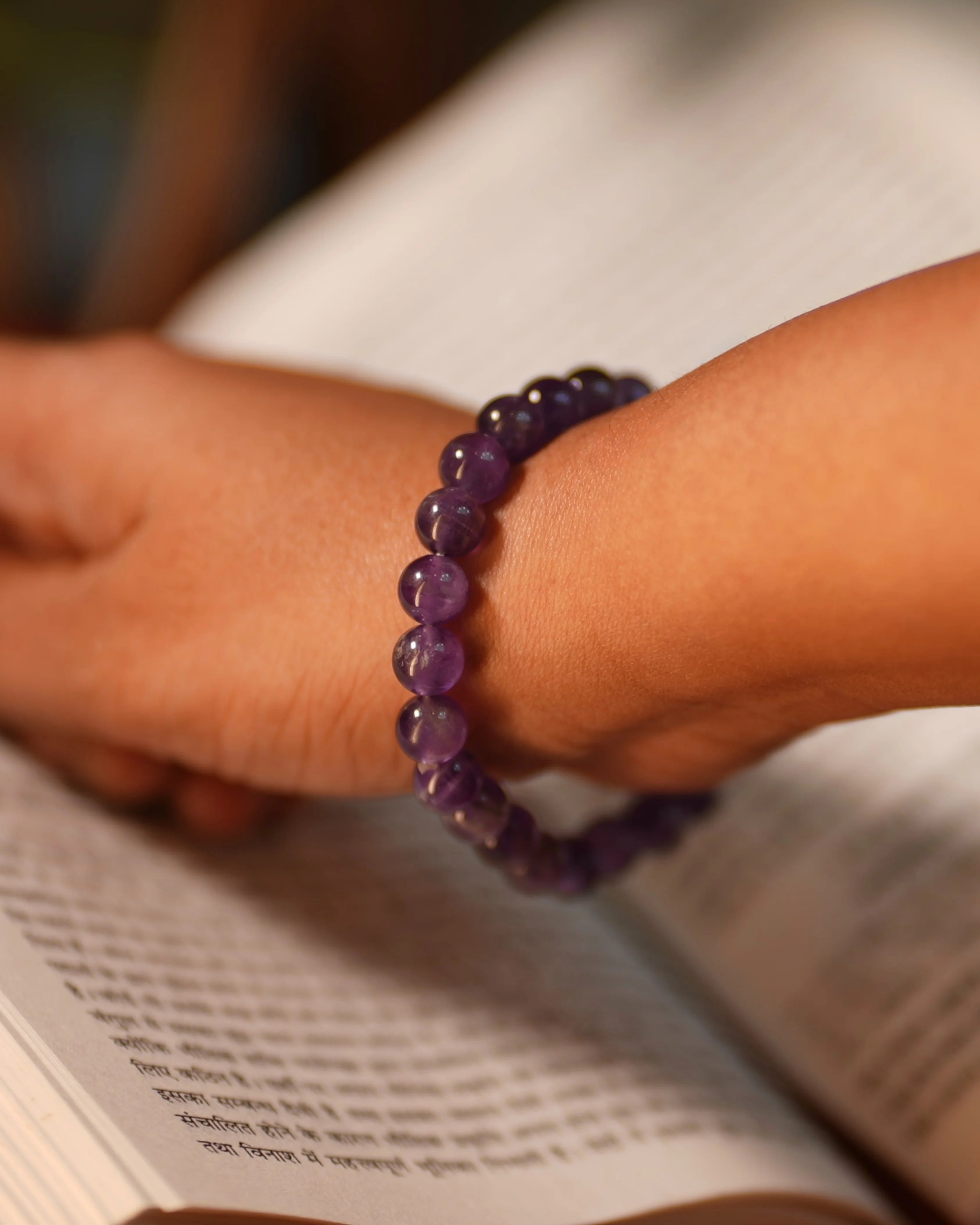 Amethyst bracelet