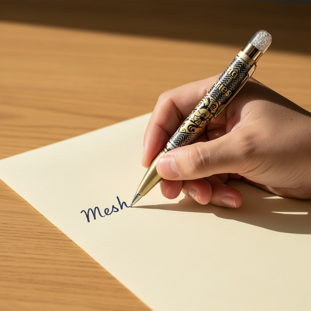 Aries (मेष) Zodiac Engraved Pen