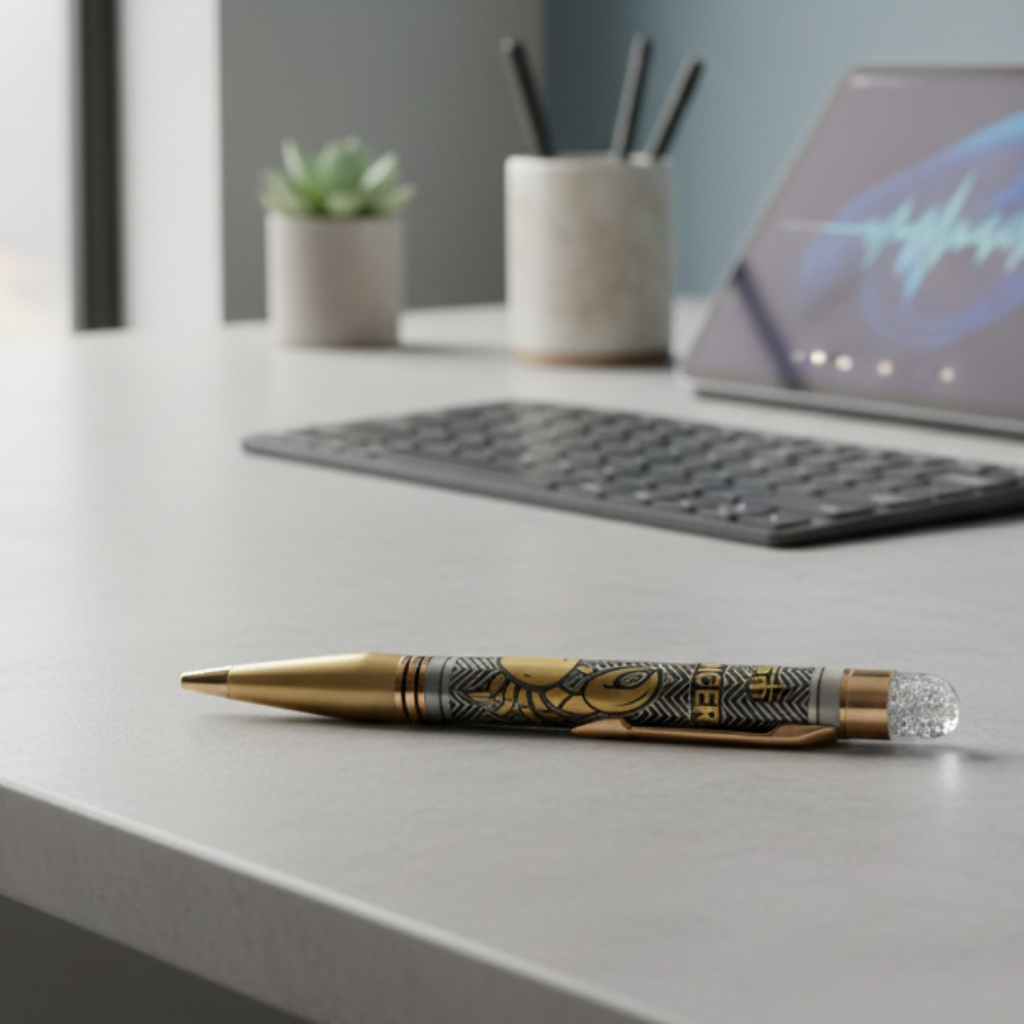 Cancer (कर्क) Zodiac Engraved Pen