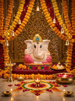 Handmade Cow Dung Lord Ganesha Murti