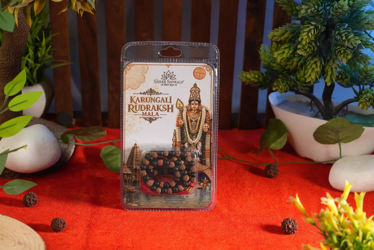 Original Karungali Rudraksha Mala