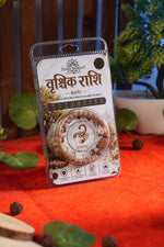 Vrashchik Rashi Bracelet Lab Certified Scorpio Zodiac Stone & Rudraksha