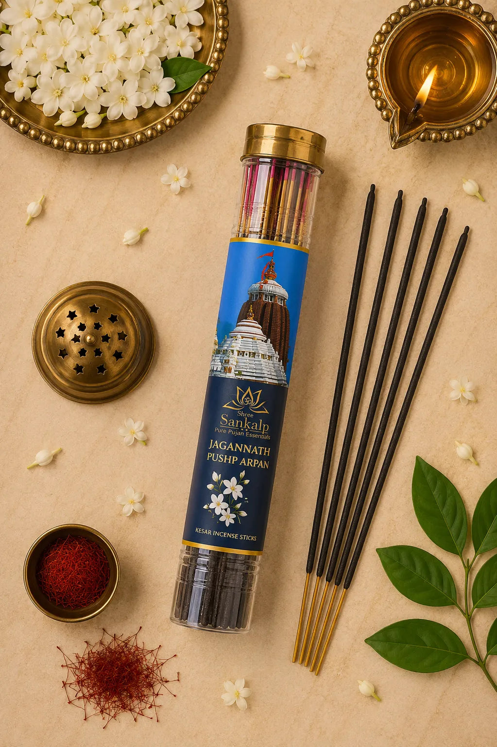 Jagganath Push Arpan Agarbatti - Kesar Fragrance