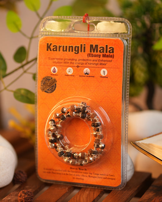 Karungali Rudraksha Mala