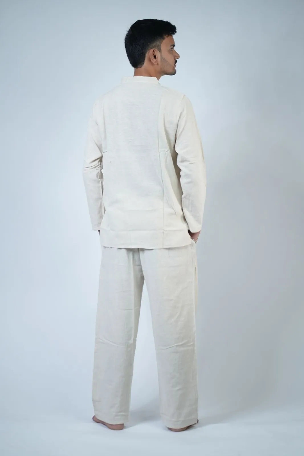 Har Har Mahadev Men's Kurta Co-ord Set Size M