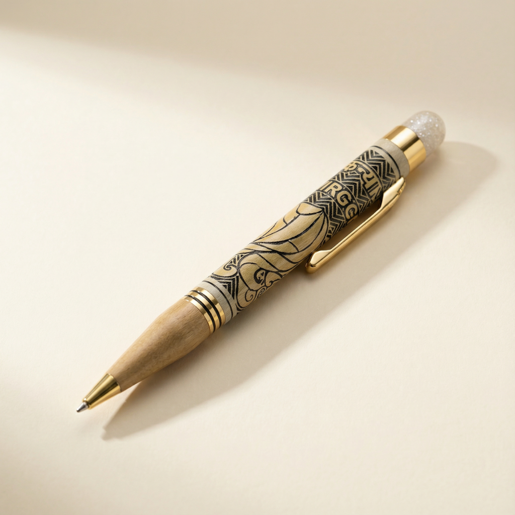 Virgo (कन्या) Zodiac Engraved Pen