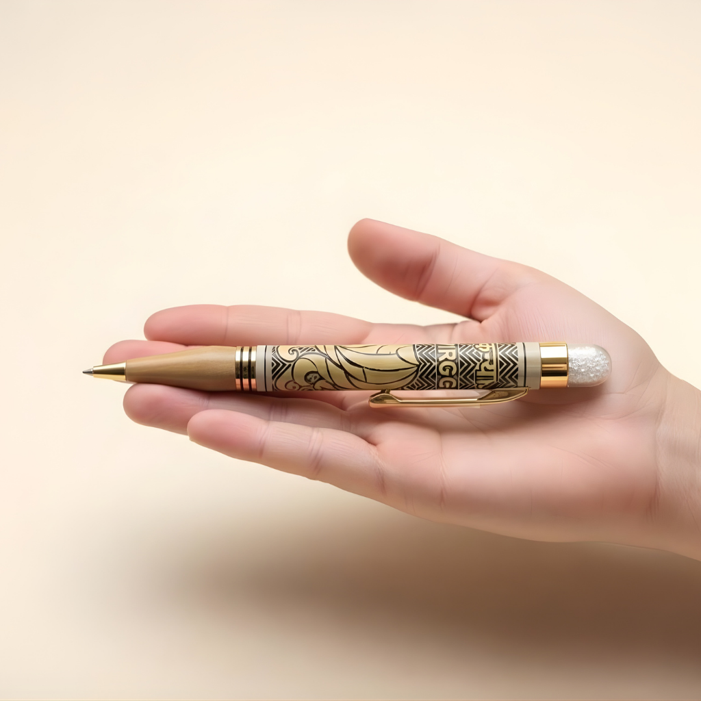 Virgo (कन्या) Zodiac Engraved Pen