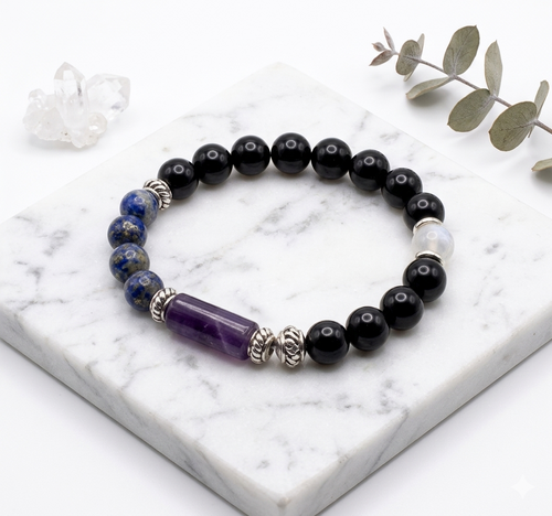 Kumbha Rashi Bracelet Lab Certified Aquarius Stone