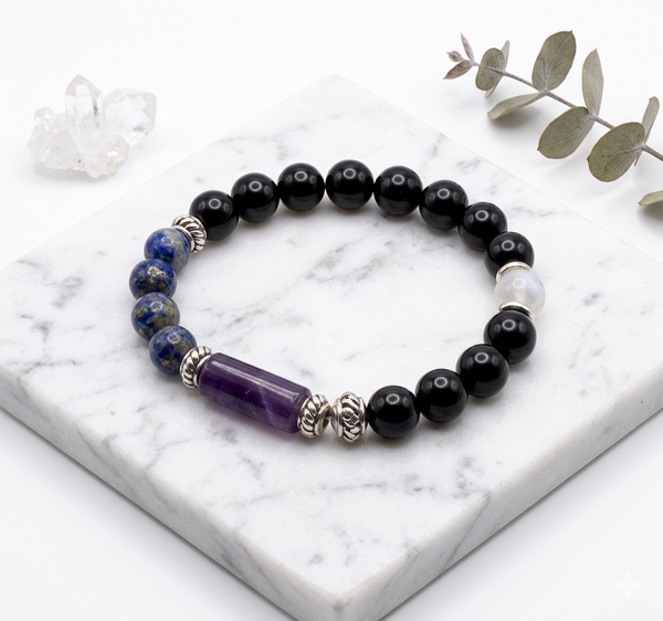 Kumbha Rashi Bracelet Lab Certified Aquarius Stone