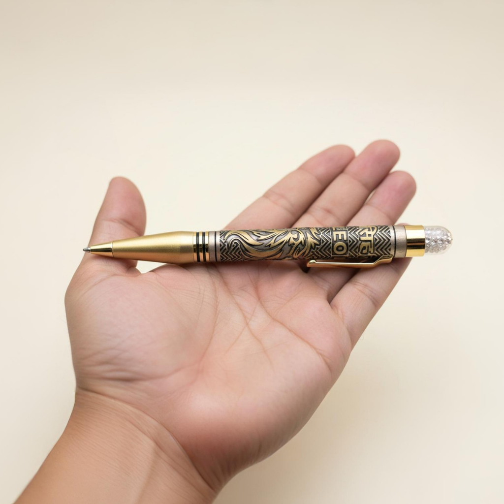 Leo Zodiac Engraved Premium Metal Pen