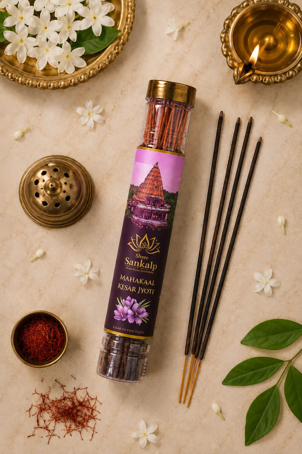 Mahakal Kesar Jyoti Agarbatti - Kesar Fragrance