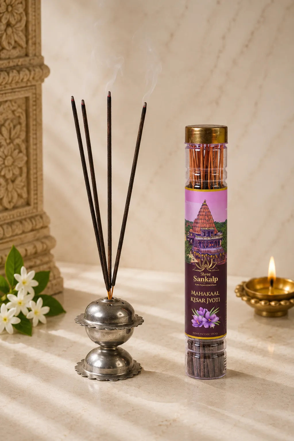 Mahakal Kesar Jyoti Agarbatti - Kesar Fragrance