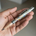 7 Chakra Healing Stone Engraved Pen