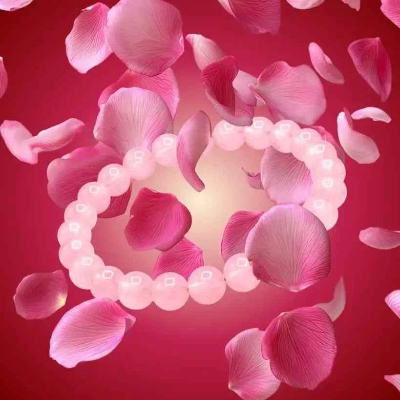 Genuine Love Stone Bracelet Rose Quartz