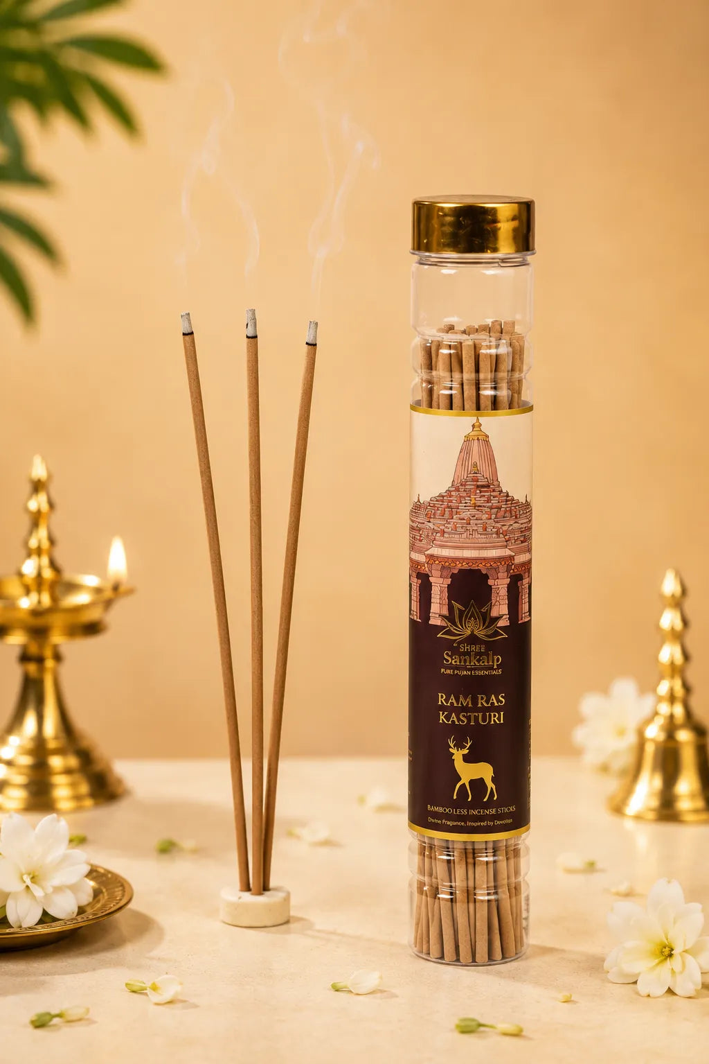 Bamboo less agarbatti