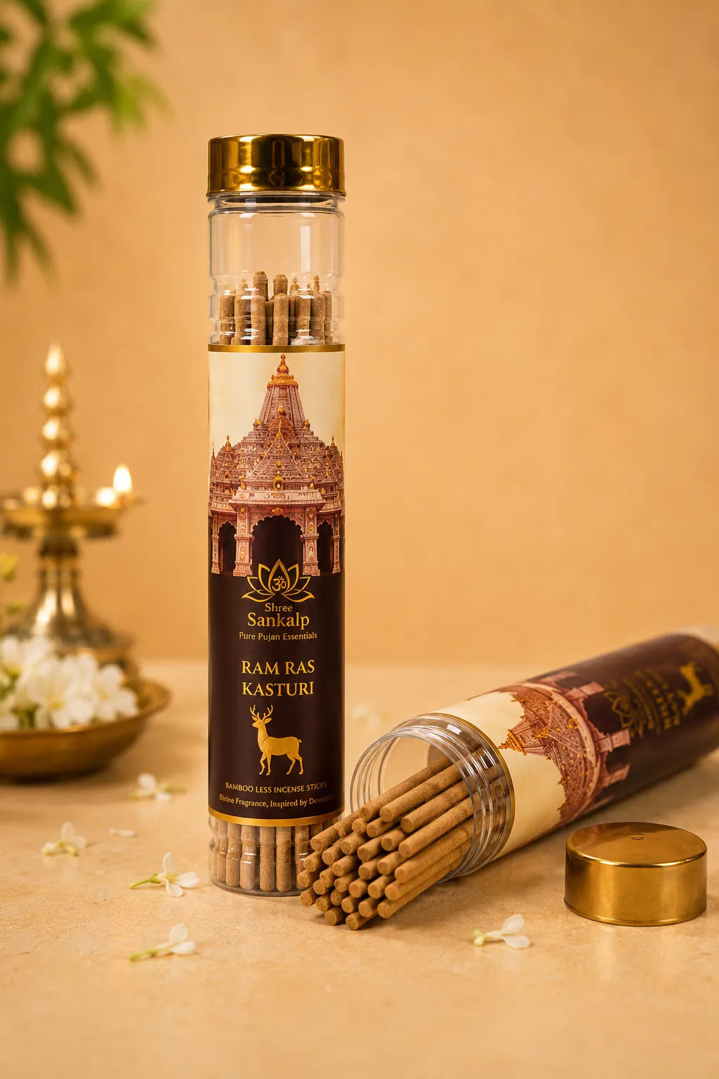 Bamboo less agarbatti