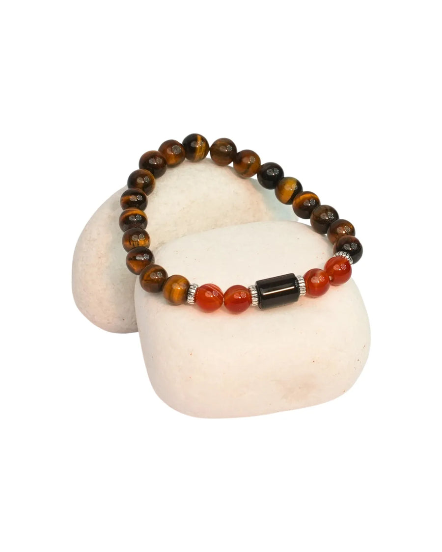 Singh Rashi Bracelet Lab Certified Leo Zodiac Stone Bracelet – Shree ...