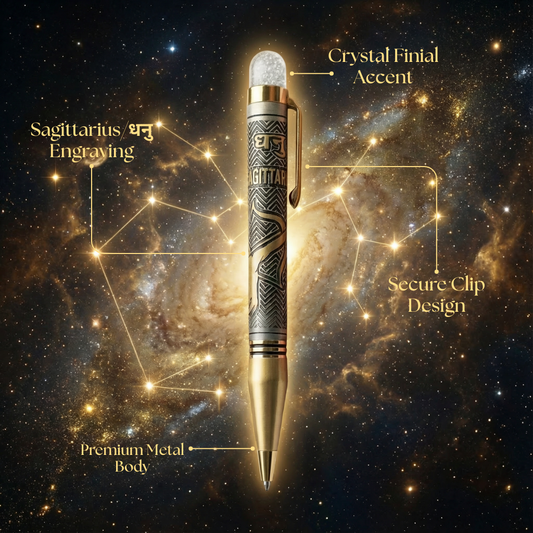 Dhanu Rashi Engraved Premium Pen - Sagittarius Zodiac