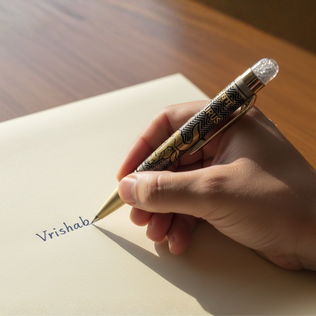 Taurus Zodiac Engraved Premium Metal Pen