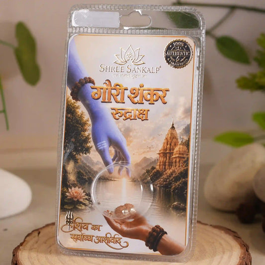Gauri Shankar Rudraksha Lab Certified for Love & Harmony