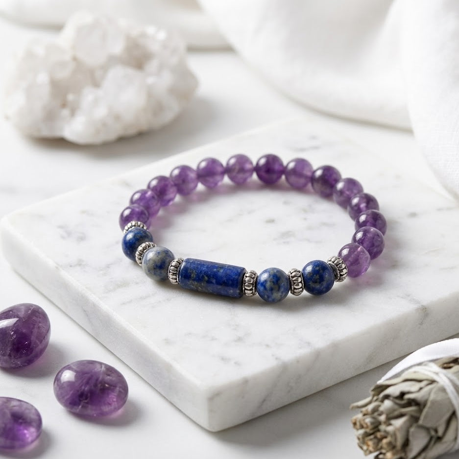 Makar Rashi Bracelet Lab Certified Capricorn Zodiac Stone