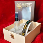 Money Magnet Bracelet Set & Natural Essential Attar Spray