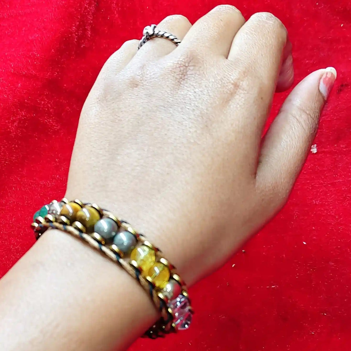 Money Magnet Bracelet Set & Natural Essential Attar Spray