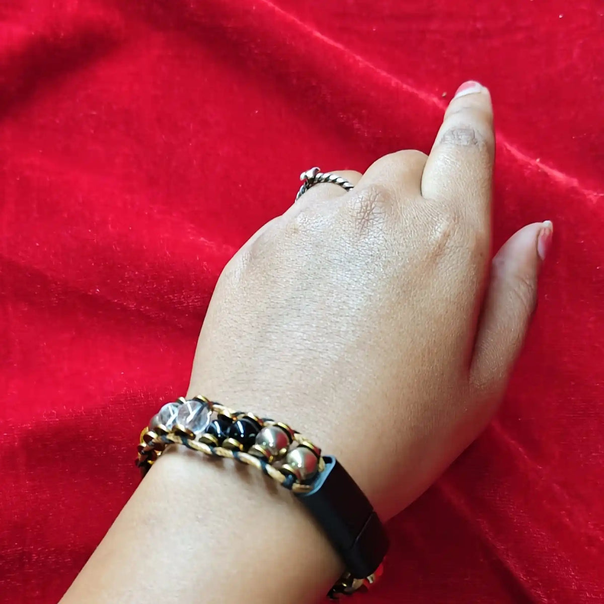 Money Magnet Bracelet Set & Natural Essential Attar Spray