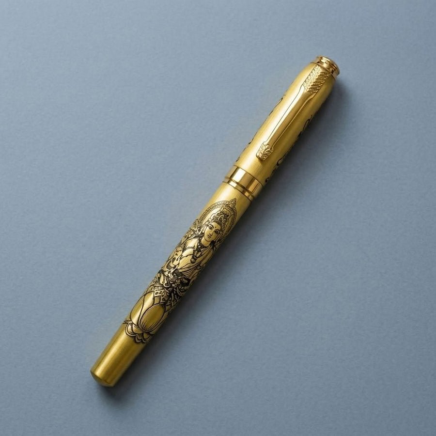 Goddess Lakshmi Engraved Premium Pen