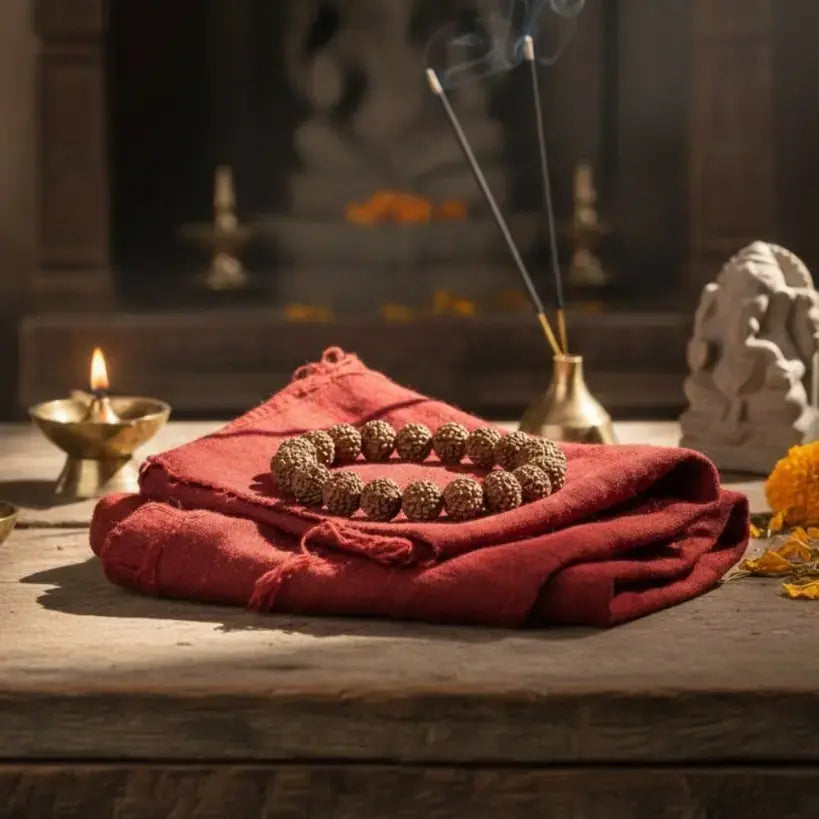 5 Mukhi Nepali Rudraksha Bracelet